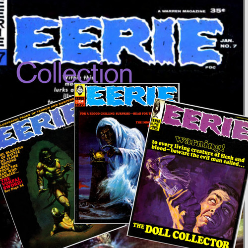 Eerie monster magazine - magazine, graphic